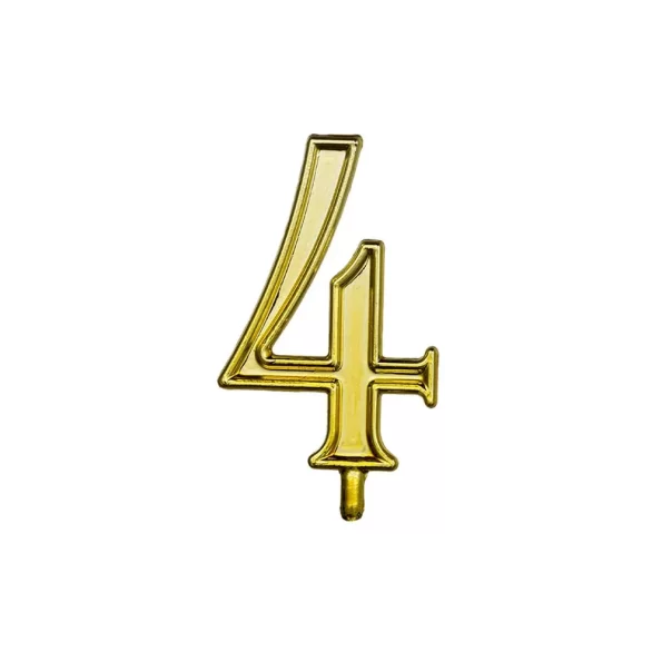 MEPA Alimentari - ALCAS NUMERO 4 PER CANDELINE ORO