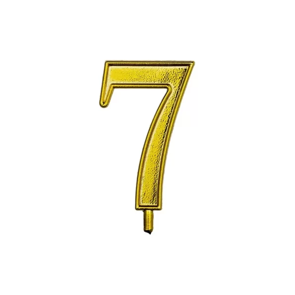 MEPA Alimentari - ALCAS NUMERO 7 PER CANDELINE ORO