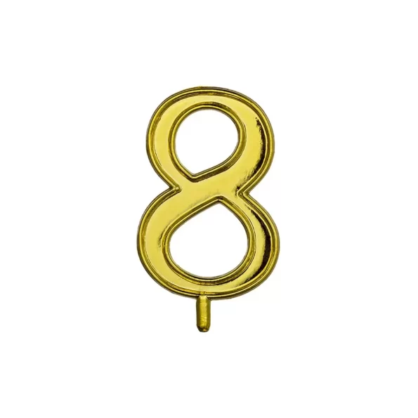 MEPA Alimentari - ALCAS NUMERO 8 PER CANDELINE ORO