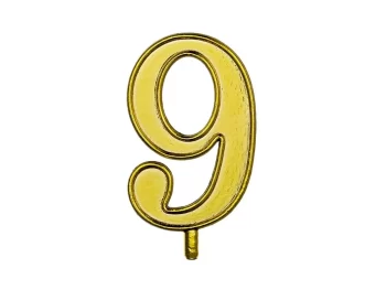 MEPA Alimentari - ALCAS NUMERO 9 PER CANDELINE ORO