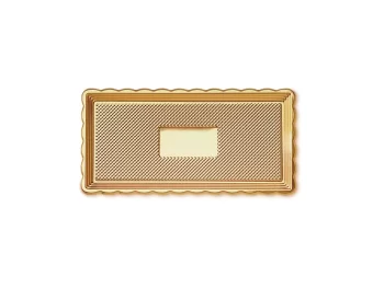 MEPA Alimentari - ALCAS VASSOIO MEDORO ORO RETT 15X20