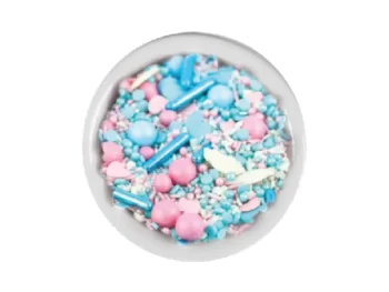 MEPA Alimentari - BOCCIA CONFETTI SPRINKLES ROSA&CELESTE