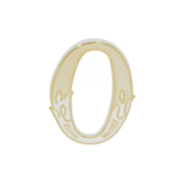 MEPA Alimentari - FLOREAL NUMERO 0 PER CANDELINE BIAN/ORO
