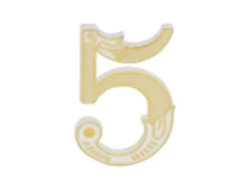 MEPA Alimentari - FLOREAL NUMERO 5 PER CANDELINE BIAN/ORO