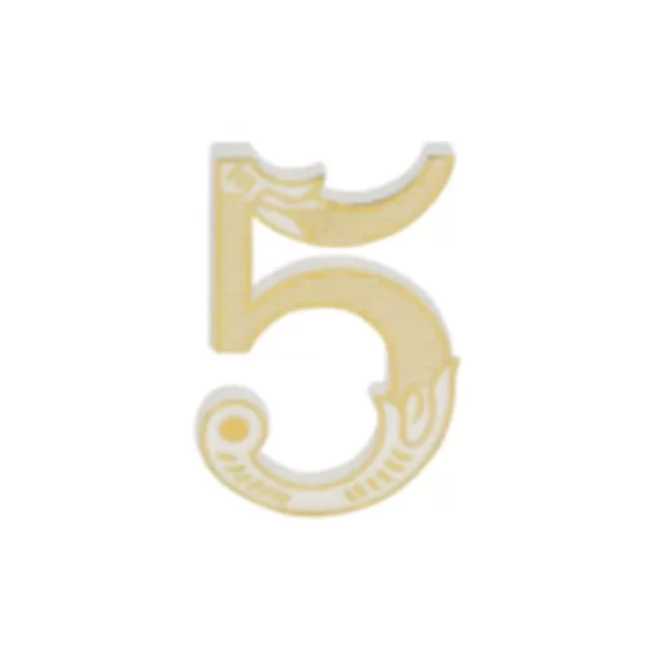 MEPA Alimentari - FLOREAL NUMERO 5 PER CANDELINE BIAN/ORO