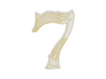 MEPA Alimentari - FLOREAL NUMERO 7 PER CANDELINE BIAN/ORO