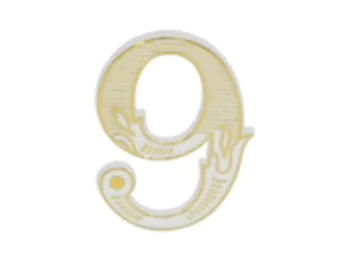 MEPA Alimentari - FLOREAL NUMERO 9 PER CANDELINE BIAN/ORO
