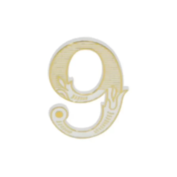 MEPA Alimentari - FLOREAL NUMERO 9 PER CANDELINE BIAN/ORO