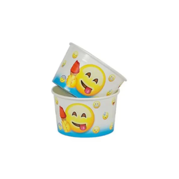 MEPA Alimentari - IMBALLAGGI ALIMENTARI COPPETTA GELATO EMOTICON 120CC