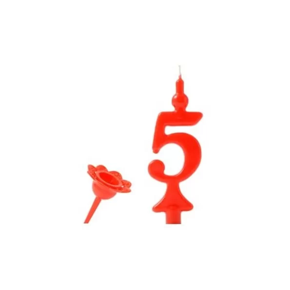 MEPA Alimentari - MODECOR MODECOR CANDELA NUMERO 5 **BLISTER ROSSE** -