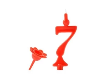 MEPA Alimentari - MODECOR MODECOR CANDELA NUMERO 7 **BLISTER ROSSE** -
