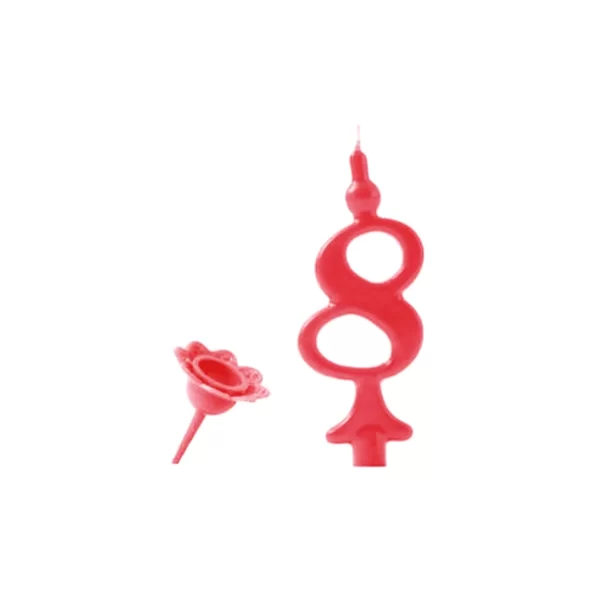 MEPA Alimentari - MODECOR MODECOR CANDELA NUMERO 8 **BLISTER ROSSE** -