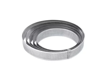 MEPA Alimentari - PAVONI PAVONI FASCIA INOX MICROFORATA CERCHIO 190MM H35MM COD.XF1935