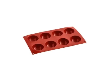 MEPA Alimentari -  PAVONI STAMPO IN SILICONE 8 IMPRONTE TONDE COD.FR038CRF.1