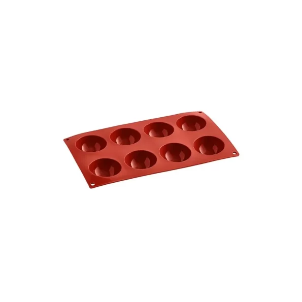 MEPA Alimentari -  PAVONI STAMPO IN SILICONE 8 IMPRONTE TONDE COD.FR038CRF.1