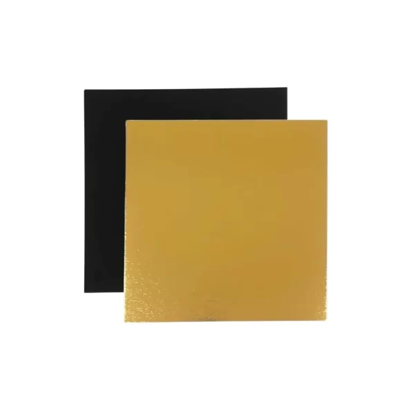 MEPA Alimentari - SALVI PIATTI QUADRATI ORO/NERO 5X5