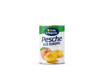 MEPA Alimentari - O SOLE E NAPULE MEZZE PESCHE ALLO SCIROPPO LEGGERO PZ 410GR