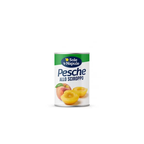 MEPA Alimentari - O SOLE E NAPULE MEZZE PESCHE ALLO SCIROPPO LEGGERO PZ 410GR