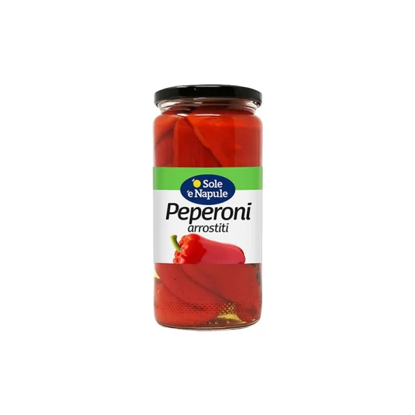 MEPA Alimentari - O SOLE E NAPULE PEPERONI ARROSTITI AL NATURALE VETRO