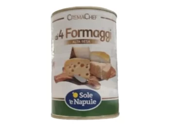 MEPA Alimentari - O SOLE E NAPULE - SALSA 4 FORMAGGI