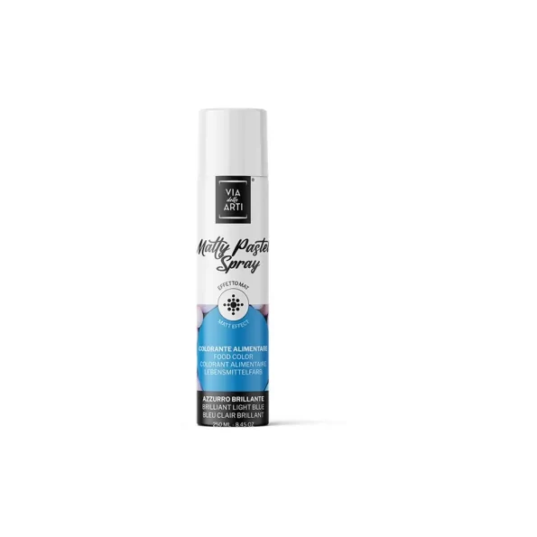 MEPA Alimentari - VIA DELLE ARTI COLORANTE SPRAY PASTELLO AZZURRO BRILLANTE