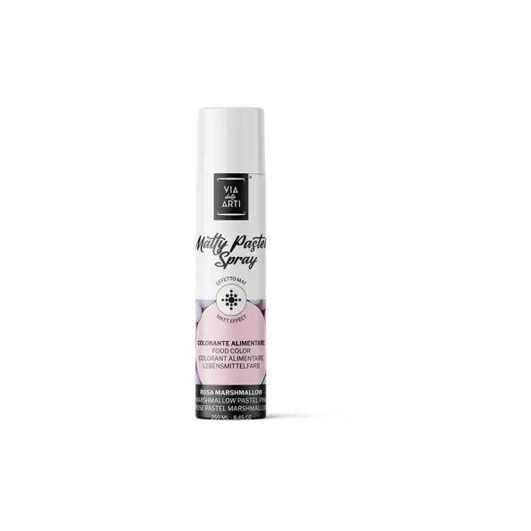 MEPA Alimentari - VIA DELLE ARTI COLORANTE SPRAY PASTELLO ROSA MARSHMALLOW