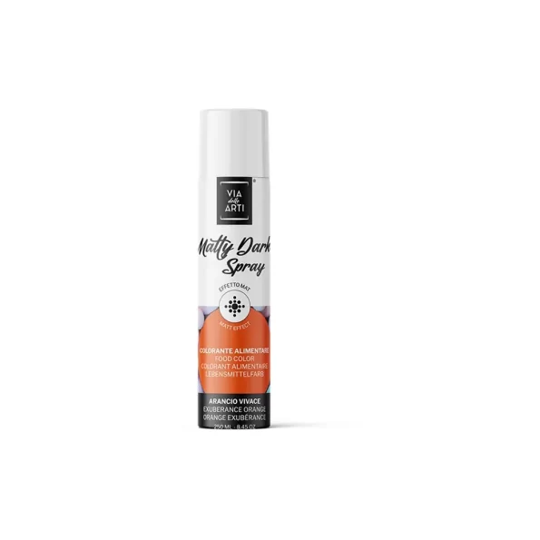 MEPA Alimentari - VIA DELLE ARTI COLORANTE SPRAY PASTELLO ARANCIO VIVACE