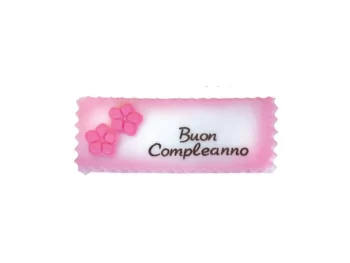 MEPA Alimentari - WAFER FARMA TARGHETTE B. COMPLEANNO ROSA