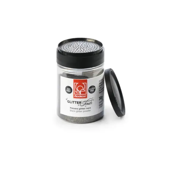 Mepa Alimentari - 0110 POLVERE GLITTER TOUCH NERO PZ 30GR