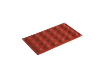 Mepa Alimentari -  PAVONI STAMPO IN SILICONE MULTIPORZ. 24 IMPR. ROSSO MATTONE COD. FR004CRF