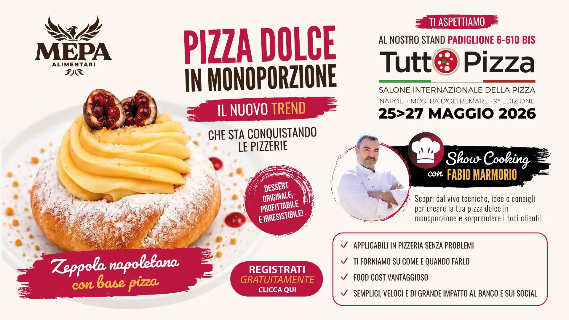 MEPA partecipa al TUTTOPIZZA 2026