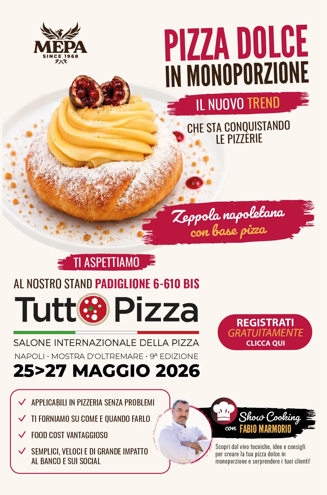 MEPA partecipa al TUTTOPIZZA 2026