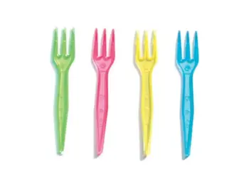 Mepa Alimentari - FORCHETTINE IN PLASTICA COLORI ASSORTITI 8
