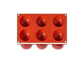 Mepa Alimentari - STAMPO IN SILICONE SEMISFERA 6 IMP Ø70CM H35MM PAVONI