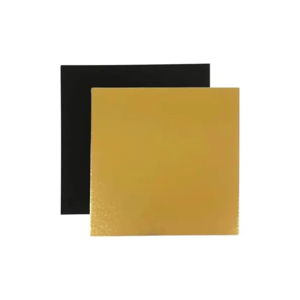 Mepa Alimentari - PIATTI QUADRATI ORO/NERO 7X7 SALVI