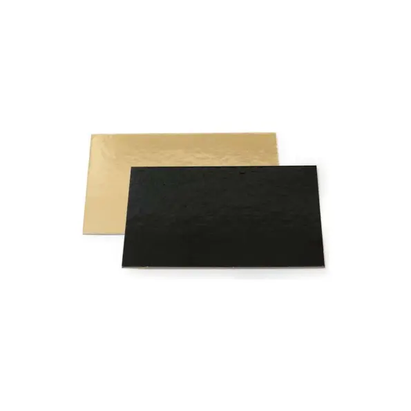Mepa Alimentari - PIATTI RETTANGOLARI ORO/NERO 12X7 SALVI