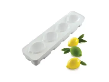 Mepa Alimentari - STAMPO IN SILICONE 4 IMP ''LIMONE-LIME'' VOL SILIKOMART