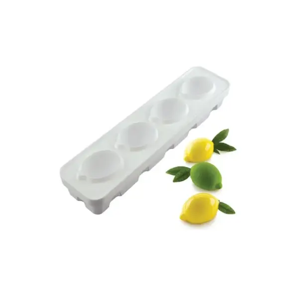 Mepa Alimentari - STAMPO IN SILICONE 4 IMP ''LIMONE-LIME'' VOL SILIKOMART