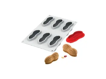 Mepa Alimentari - STAMPO IN SILICONE 6 IMP ''ARACHIDE''' VOL SILIKOMART