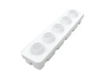 Mepa Alimentari - STAMPO IN SILICONE 5 IMP ''MELA-CILIEGIA-PESCA''' VOL SILIKOMART