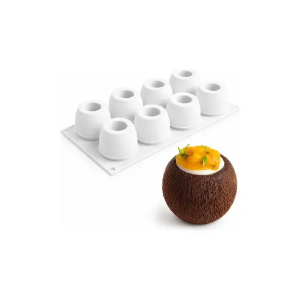 Mepa Alimentari - STAMPO IN SILICONE 8 IMP 'SECRET-COCCO'' VOL SILIKOMART