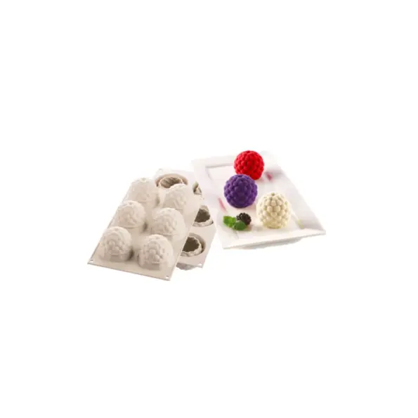 Mepa Alimentari - STAMPO IN SILICONE 6 IMP ''SEGRETI DEL BOSCO''' VOL SILIKOMART