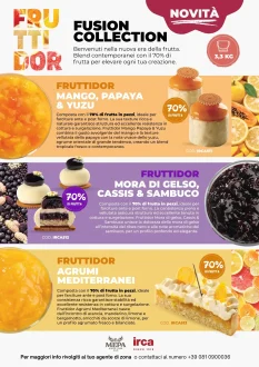 Fruttidor Fusion Collection: gusto, colore e 70% di frutta