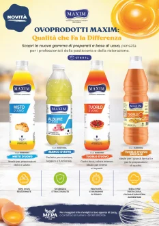 Ovoprodotti MAXIM: performance in ogni preparazione