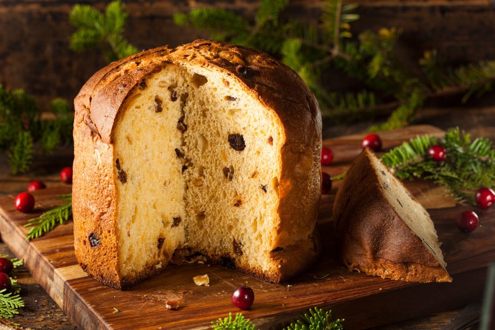 Homemade Panettone Fruit Cake